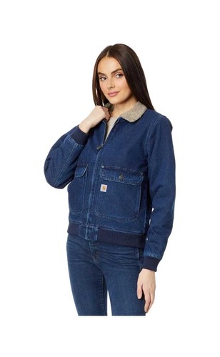 CARHARTT RELAXEDFIT SHERPA LINED JACKET BEEC 105446 H87 - Foto 2 di 2
