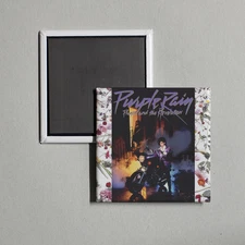 Prince - Purple Rain Album Cover Locker Fridge Magnet
