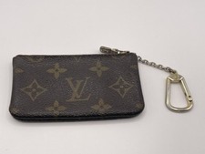 Louis Vuitton Key Pouch Pochette Cles Monogram With Key Ring. M62650