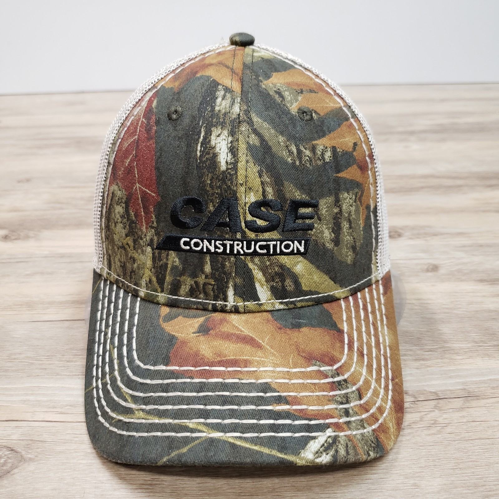 Case Construction Hat Cap Snap Back Camouflage Me… - image 1