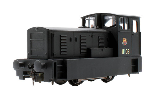 Contador diésel Hornby calibre OO BR negro 0-4-0 DH '11103' | Condition: Used