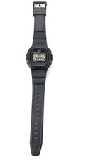 Casio Illuminator Watch Black Alarm Chronograph Digital W-218H Adjustable