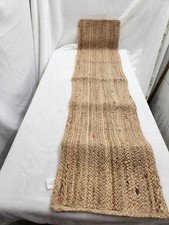 Corredor de mesa de yute natural 12x55 pulgadas, tejido a mano hecho en la India