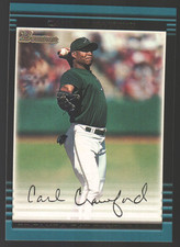 2002 Bowman Baseball #280 - Carl Crawford - Tampa Bay Devil Rays 02-636