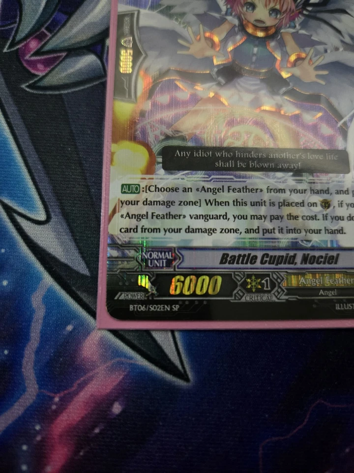 Bushiroad Cardfight!! Vanguard Battle Cupid, Nociel BT06/S02EN SP Angel Feather - Image 2 of 4
