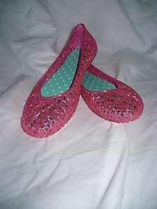 girls jelly flats