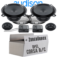 Audison Lautsprecher FüR Opel Corsa B/C Heck - 13Cm System - Boxen - Einbauset
