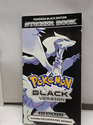 POKEMON BLACK VERSION 450 Sticker Book W/ Exclusive Foil Stickers Complete  $9.58 - PicClick AU