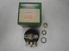 NEW! CLAROSTAT A58C2-2 Potentiometer 2 Ohms 3 Watts
