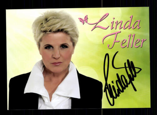 Linda Feller Autogrammkarte Original Signiert ## BC 77823 - Picture 1 of 2
