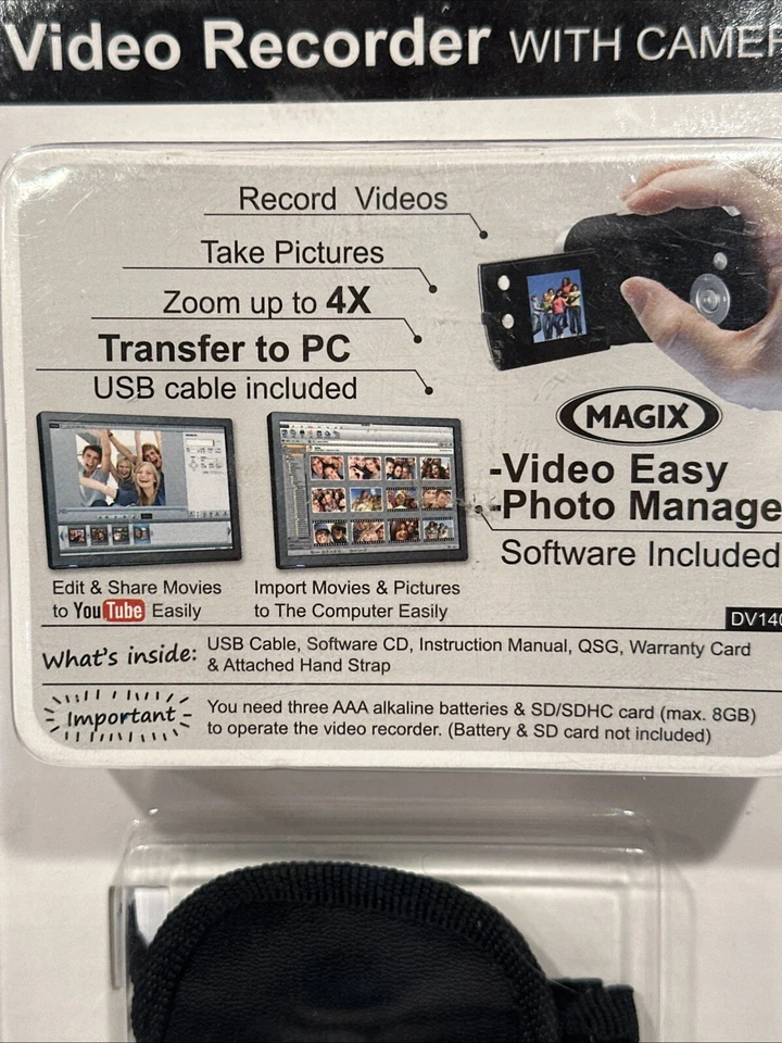 Jazz DVX40 Vintage Camcorder SEALED Color LCD Screen Mini Camera YouTube MySpace - Image 3 of 4