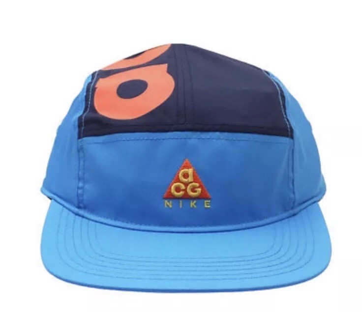 orange and blue hat