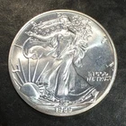 1989 Uncirculated American Silver Eagle US Mint Issue 1oz Pure Silver #o293