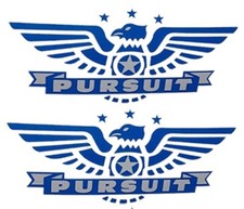Pedal plane Pursuit decal for US army plane 5" by 2.181" SHIPPING W/TRACKING