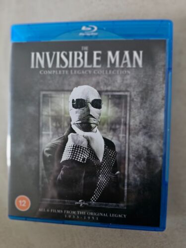 The Invisible Man Legacy collection 6 movies Abbott and Costello Region B blu - Picture 1 of 2