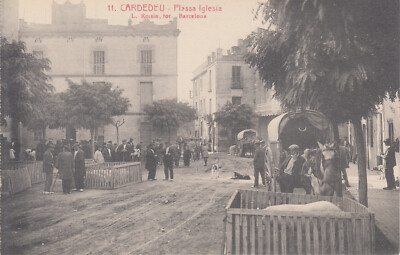 Postal Cardedeu - Plaza Iglesia - L. Roisin - 11 | eBay