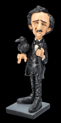Funny Life Figur - Edgar Allan Poe - Schriftsteller, Horror - Warren Stratford
