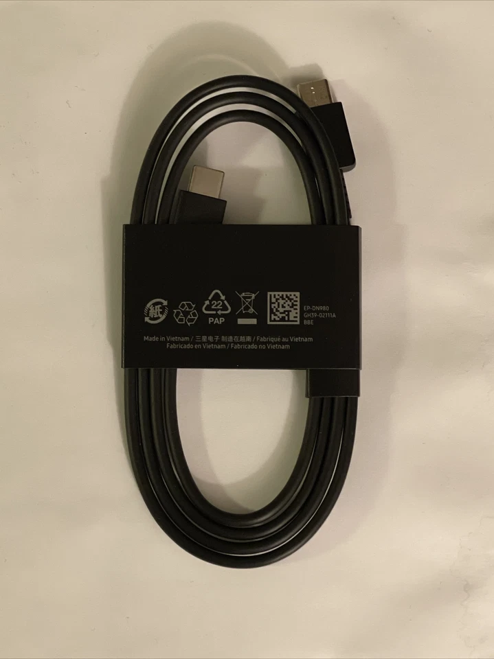 EP-DN980 Samsung 25W Tipo USB-C Cable Cargador de Pared Rápido Galaxy S25 S24Ultra FE Foto 2 de 4