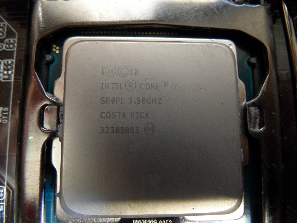 PCパーツ Core i7 3770K + MSI Z77MA-S41 + 16GB Intel 22nm Core i7 3770K Ivy Bridge Overclocked to 4.6Ghz at