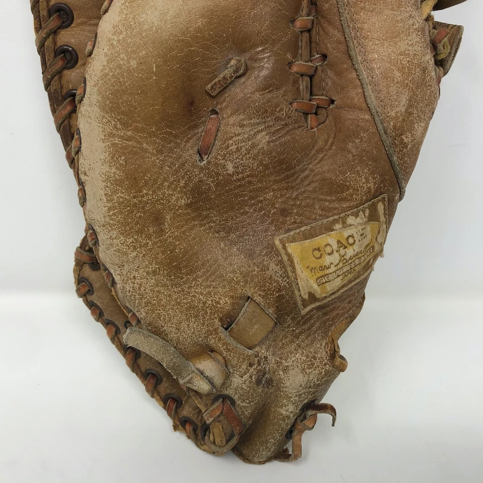 Luva de beisebol vintage Coach Marv Grissom Signature Model World Series 83-50 Japão - Imagem 3 de 4