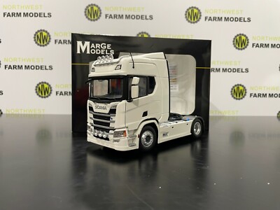RANDMODELLE 1:32 MASSSTAB SCANIA R500 4X2 WEISS