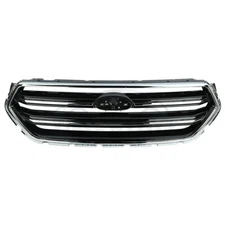 Fits 2017-2019 Ford Escape Front Upper Bumper Grille Black & Chrome GJ5Z8200C