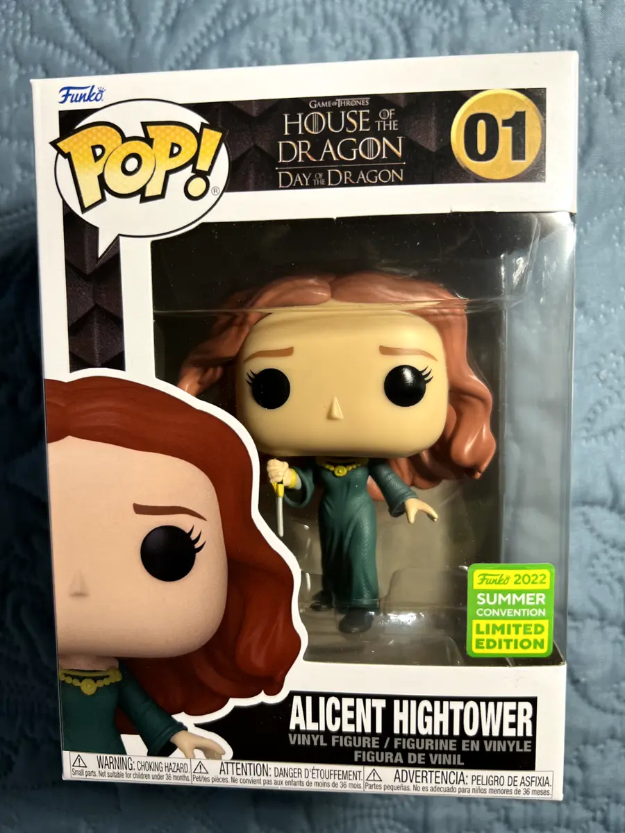Funko Pop Television House of the Dragon #01 Alicent Hightower with Dagger  SDCC