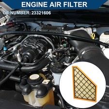 Car Engine Air Filter No.23321606 for Cadillac XT6 2.0L 3.6L 2021-2024 1 Pcs