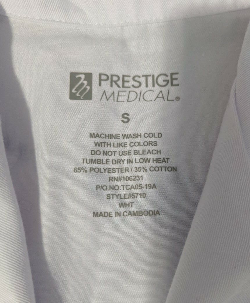 Prestige Medical Lab Coat and UVEX Safety Goggles Gem