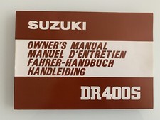 Suzuki DR 400 S Manuale Dell’utente