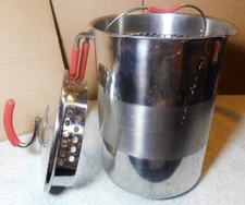 Kuhn Rikon~Switzerland 4th Burner Pot Steamer Basket Stainless Steel 2011