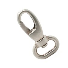 Leash Clip Spring Action Lobster Claw Antique Nickel 1/2" 1169-21