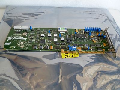 National Instruments AT-MIO-16 ISA Bus Multifunction Analog Digital I/O Card 