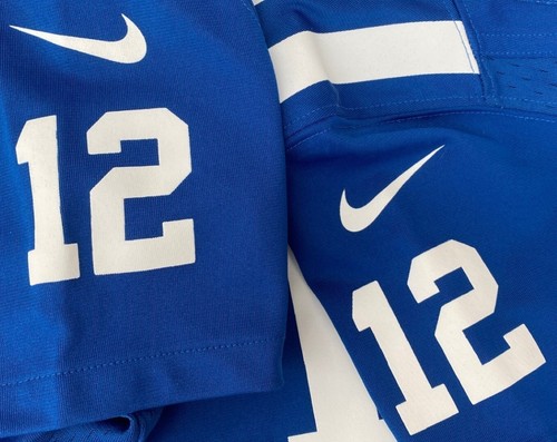 Women's Nike Indianapolis Colts Andrew Luck NFL Football Jersey Girls Blue Small - Picture 15 of 16