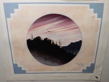 Wagoner Original Oil Painting Vanishing West Pueblo 1989 Southwest Desert Native