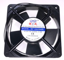 VENTOLA DI RAFFREDDAMENTO IN METALLO FAN COOLER MISURE 120x120x25 mm  220 VOLT