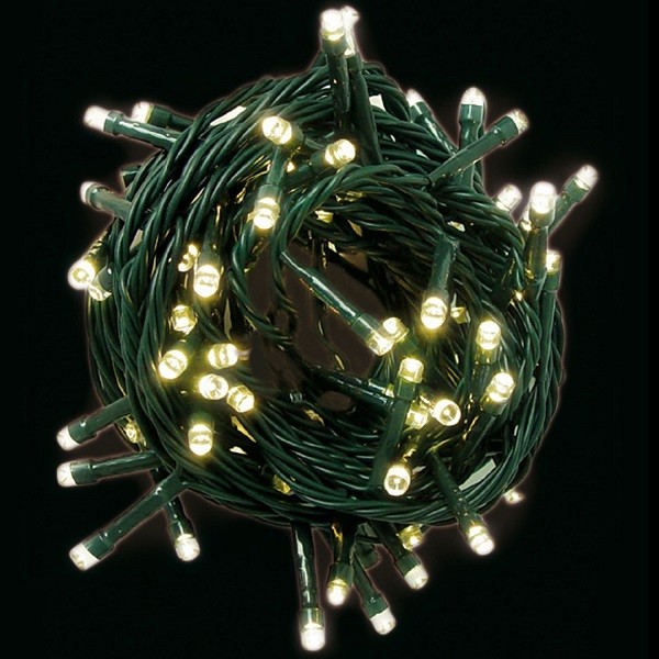 Led Lichterkette 600Er Warmweiß / GrüN 60M AußEn LK021WG Xmas-image