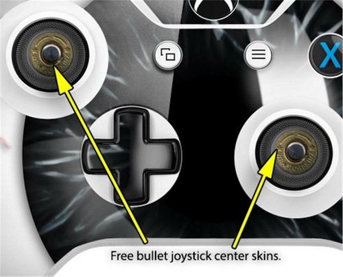 Calcomanía de vinilo negro para controlador XBOX One S/X - Imagen 3 de 5