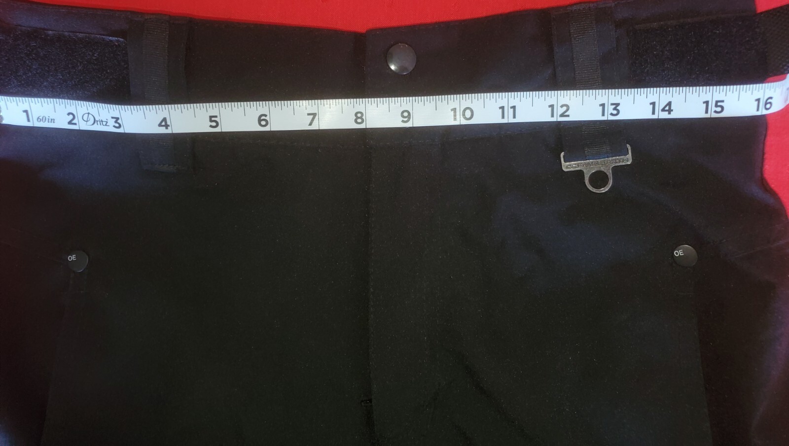 Ocean & Earth ski pants s small black reflective snow  rescue snowboarding recco