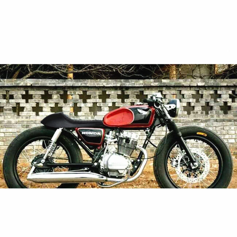 Black Hump Vintage Cafe Racer Seat Retro For Yamaha RD350 400 SR500 XJ750R XT225 - Image 2 of 4