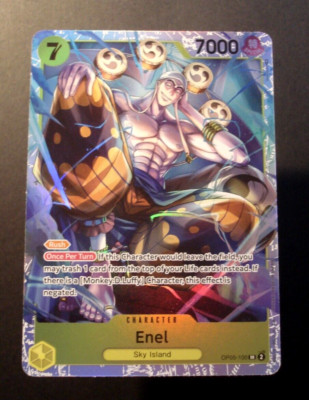 One Piece Enel OP05-100 SR FOIL Awakening of the New Era Englisch