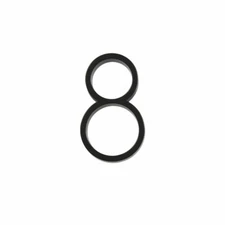Hillman Group 844718 5in. #8 Distinctions Floating Mount House Number, Black