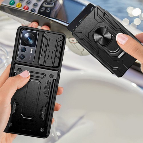 For Xiaomi Redmi Note 11 10 Pro Mi 11 Lite 11T 12T Card Slot Magnetic Case Cover - Picture 4 of 18