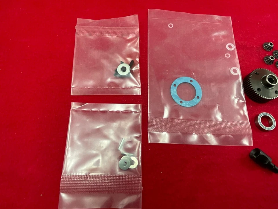 TEAM ASSOCIATED SR10M TEAM Metal Center Diff Case Gears Sun Gears Pins seal bg7 - Image 3 of 3