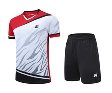 Adult Kid YY Sports Suit Tennis Table Badminton Clothes Set T Shirts shorts