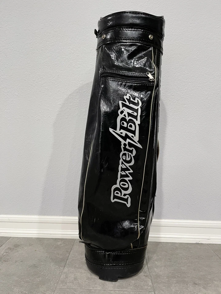 Vintage Louisville PowerBilt Black/Grey Cart/Carry Golf Bag 6-Way Duro-Bilt - Image 3 of 4