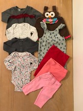 Carter's  Mudpie Infant Girls Clothing Lot of 9 Size 0-6,  6 Months