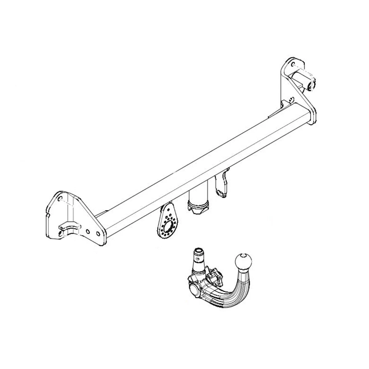 Westfalia Towbar for BMW Mini Countryman F60 2016 2023 Detachable Tow Bar