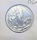 Silver Eagle Walking Liberty Design 1/10th BU .999 Silver Round Privately Minted