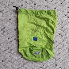Vtg Chouinard Equipment Nylon Stuff Sack Ditty Bivy Bag Green - 12x10